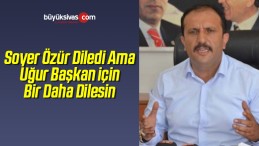 Uğur Bulut Soyer’in Sözlerine Tepki Gösterdi