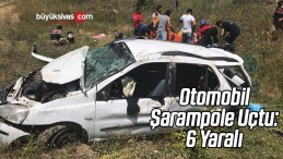 Otomobil Şarampole Uçtu: 6 Yaralı