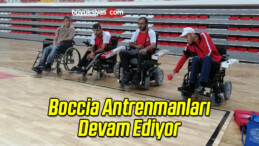 Boccia Antrenmanları Devam Ediyor