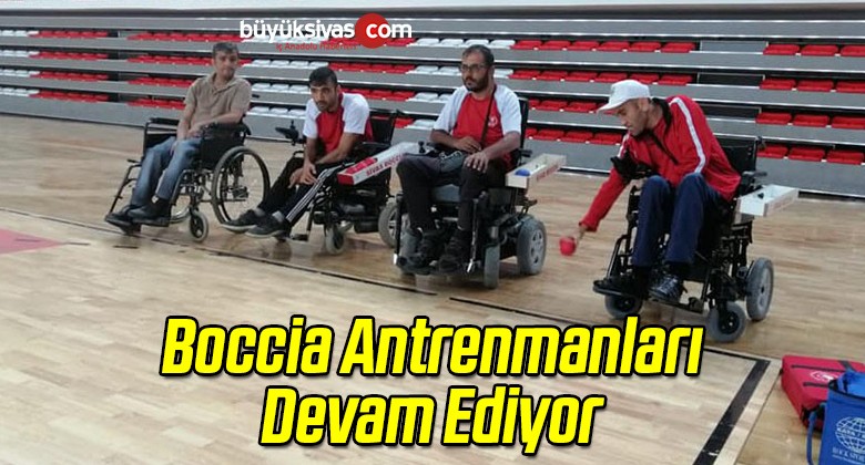 Boccia Antrenmanları Devam Ediyor