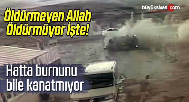 Sivas’ta Emniyet Kemeri Takılı Dört Kişi Ölümden Döndü