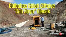 Gülbahçe Göleti Çiftçiye “Can Suyu” Olacak