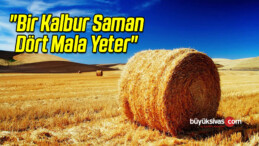 “Bir Kalbur Saman Dört Mala Yeter”