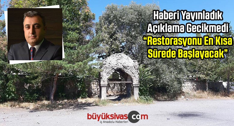 “incili Hatun Türbesinin Restorasyonu En Kısa Zamanda Başlayacak!”