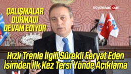 YHT Projesi’nde Çalışmalar Sürüyor