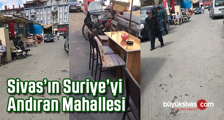 Sivas’ın Suriye’yi Andıran Bu Mahallesi Vatandaşlara Zor Anlar Yaşatıyor