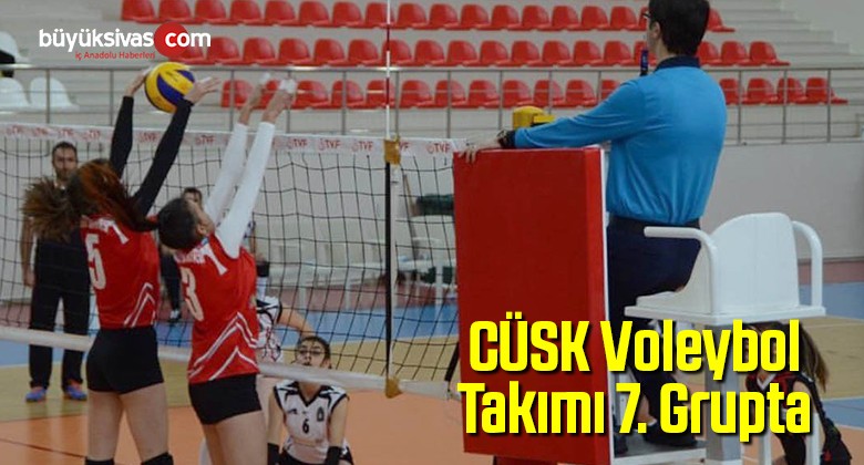 CÜSK Voleybol Takımı 7. Grupta