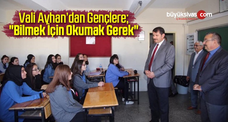 “Bilmek İçin Okumak Gerek”