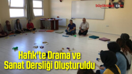 Hafik’te Drama ve Sanat Dersliği Oluşturuldu