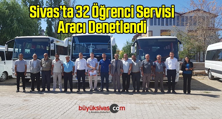 Ulaş’ta 32 Öğrenci Servis Aracı Denetlendi