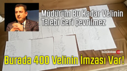 400 Veli imza Topladı! Milli Eğitim ve Yetkililere Seslendi!