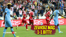 Sivasspor – Gazişehir Karşılaşması 1-1 Sona Erdi