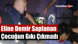 Eline Korkuluk Demiri Saplandı Gıkı Çıkmadı