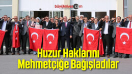 Huzur Haklarını Mehmetçiğe Bağışladılar