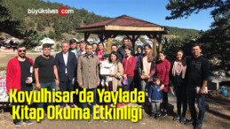 Koyulhisar’da Yaylada Kitap Okuma Etkinliği