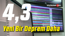 Yeni Bir Deprem Daha Oldu! AFAD internet Sitesi 4,3 Dedi