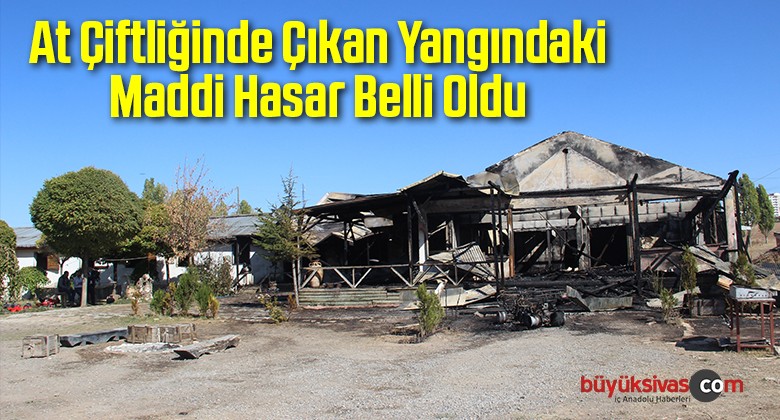 At Çiftliğinde Çıkan Büyük Yangındaki Maddi Hasar Belli Oldu