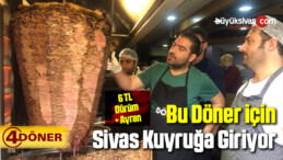 Sivas Dört Döner Et Döner Kampanyası Sivaslılardan Büyük ilgi Görüyor