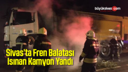 Fren Balatası Isınan Kamyon Yandı