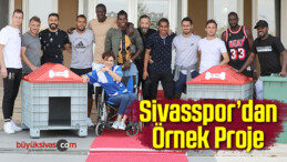 Sivasspor’dan Örnek Proje