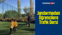 Jandarmadan Öğrencilere Trafik Dersi