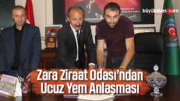 Zara Ziraat Odası’ndan Ucuz Yem Anlaşması