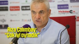 Rıza Çalımbay İyi Bir Galibiyet Aldıklarını Söyledi