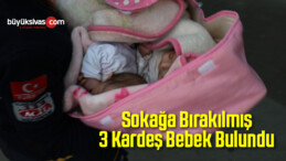 Konya’da Sokağa Bırakılmış 3 Kardeş Bebek Bulundu