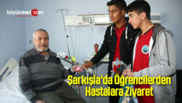 Şarkışla’da Öğrencilerden Hastalara Ziyaret