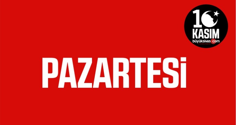 PAZARTESİ