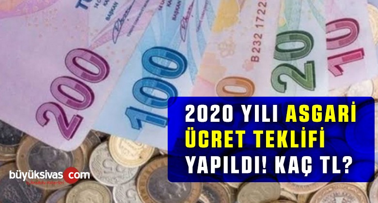 2020 Yılı için ilk Asgari Ücret Teklifi Yapıldı! Bu Miktar işçileri Sevindirir mi?