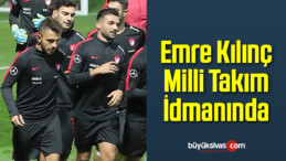 Emre Milli Takım İdmanında