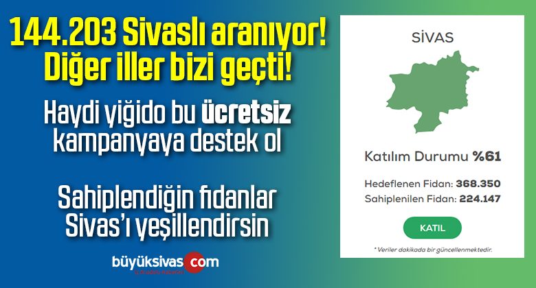 Geleceğe Nefes Kampanyası ile Türkiye 11 Milyon Fidana Kavuşacak