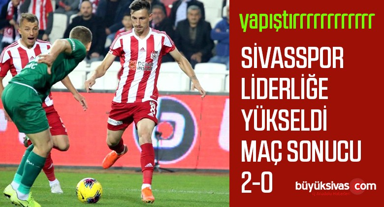 Sivasspor : 2 – 0 : Konyaspor Maç Sonucu Golleri Özeti izle