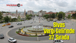 Sivas Vergi Gelirinde 37. Sırada