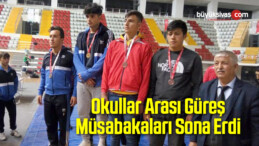 Okullar Arası Güreş Müsabakaları Sona Erdi