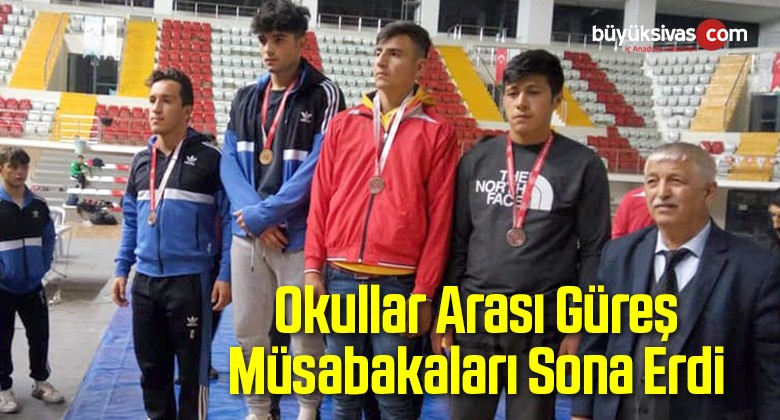 Okullar Arası Güreş Müsabakaları Sona Erdi