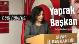 CHP Sivas Merkez ilçe Başkan Adayı Yaprak Budak Adaylığını Açıkladı