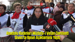 Anadolu Kadınları Müdafa-i Vatan Cemiyeti Basın Açıklaması Yaptı