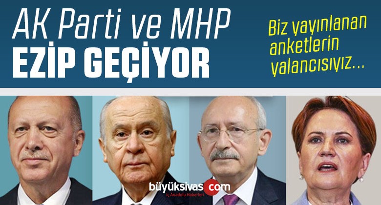 AK Parti ile MHP Son Anketlere Göre Ezici Bir Üstünlük Gösteriyor