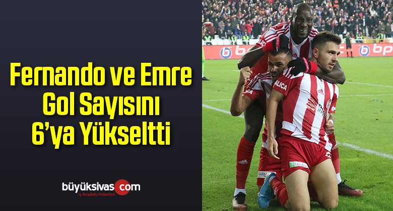 Fernando ve Emre Gol Sayısını 6’ya Yükseltti