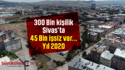 2020’nin 350 Binlik Sivas’ında 45 Bin işsiz Var! Kapatın ışıkları