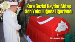 Kore Gazisi Son Yolculuğuna Uğurlandı