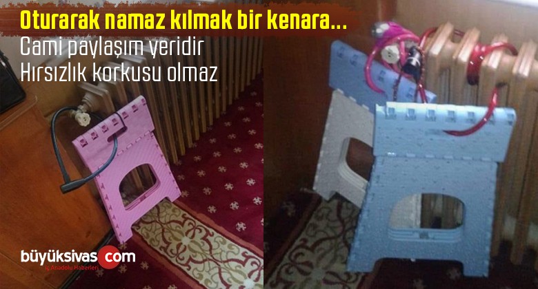 Cami Cemaati iyice Kafayı Sıyırdı! Tabureyi Kalorifere Kilitlemekte Nedir?