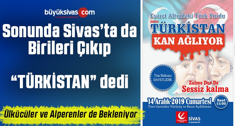 “Doğu Türkistan’da yaşanan sistematik soykırıma seyirci kalmayacağız”