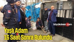 Yaşlı Adam 16 Saat Sonra Bulundu