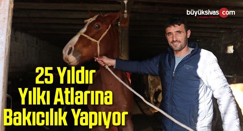 25 Yıldır Yılkı Atlarına Bakıcılık Yapıyor