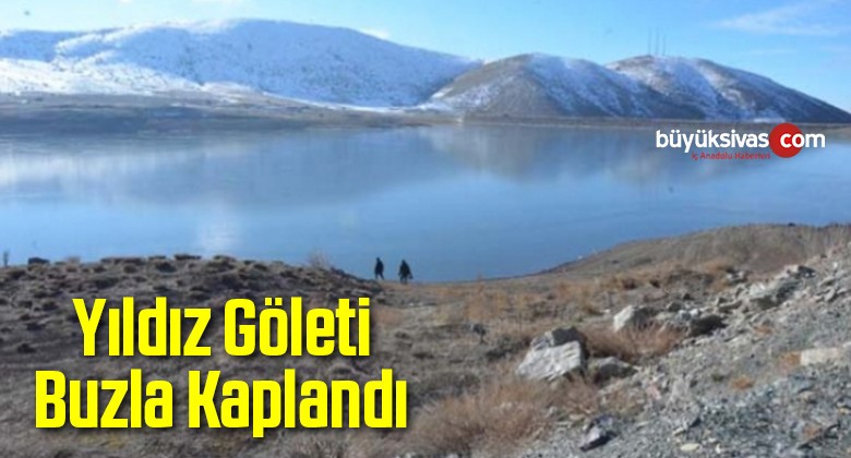 Yıldız Göleti Buzla Kaplandı