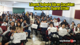 Lösemi Tedavisi Gören Çocukları Hediyelerle Ziyaret Ettiler