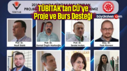 TÜBİTAK’tan CÜ’ye Proje ve Burs Desteği